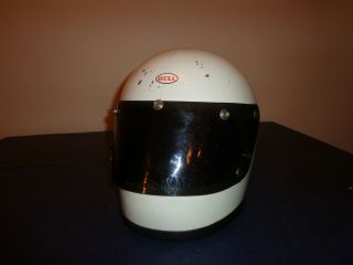 1971 Bell Star Full Face 90 Degree Racing Helmet Motorcycle Vintage