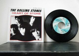 The Rolling Stones 7 Inch 45 Heart Of Stone_what A Shame 1964 London Ps
