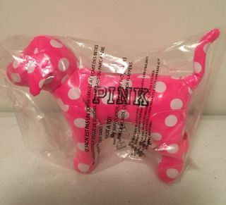 2019 Victorias Secret Pink Mini Puppy Dog Pink Polka Dot Print Vs