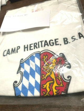 Bsa Camp Heritage,  Germany Grafenwoehr Staff T - Shirt 1960 