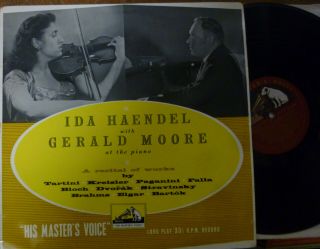 Ida Haendel Recital - Gerald Moore / Hmv Clp 1021