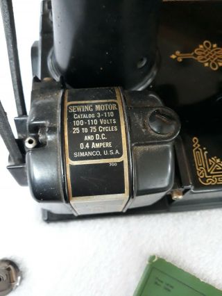 Singer 221 Vintage Featherweight Sewing Machine - 7 - 11 1939 many 3