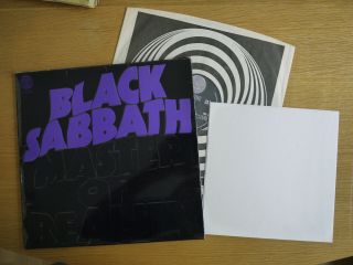 Black Sabbath Master Of Reality Lp Uk Vertigo 1st Pressing With Poster