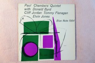 Pual Chambers Quintet With Donald Byrd.  Blp 1564.  Dg.  Ny23.  Rvgs.  P.