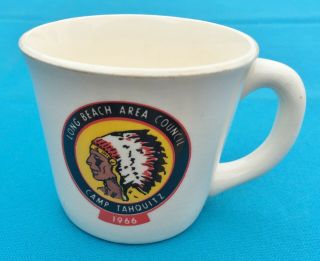 Bsa Boy Scout - Long Beach Area Council Camp Tahquitz 1966,  Coffee Mug Vintage