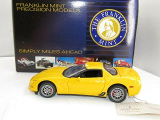 Franklin 2003 Corvette Z06 Le 8335/9900 Die - Cast Car 1:24