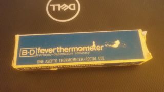 Vintage B - D Fever Thermometer Rectal