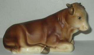 1951 M.  I.  Hummel W.  Goebel Nativity Large Cow Porcelain Figure 214 K 6” Germany