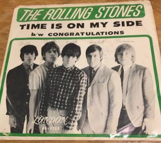Classic Rock 45 - The Rolling Stones - Time Is On My Side - With Picture Sleeve