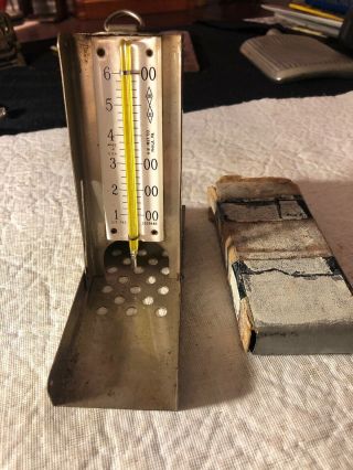 Vintage H.  B.  Instrument Co.  Oven Thermometer Philadelphia 0 - 600 Degrees