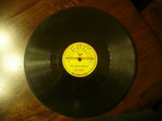 Elvis Presley Sun 209 78 RPM That ' s All Right Blue Moon Of Kentucky 2