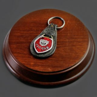 Vintage Jaguar Polco Keyfob Keyring Key Fob Ring Chain Barn Find