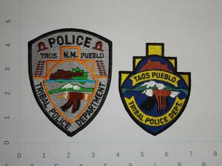 Taos Pueblo Tribal Police Department—collectible Patches
