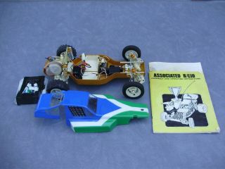 Vintage Team Associated R/c10 Gold Pan A - Stamp Rc Electric Buggy - Cadillac