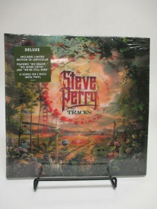 - Deluxe 3d Lenticular Cover " Traces " Steve Perry Limited 2 - Lp Set 2019 Vinyl