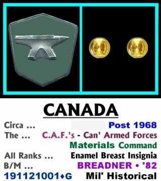 Pocket Badge • Canada • C.  A.  F.  