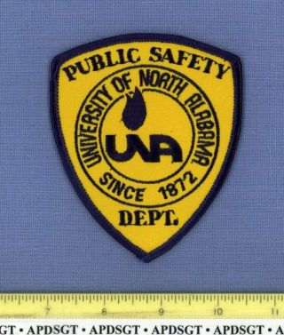 University Of North Alabama Public Safety Sheriff School Campus Police Patch Una
