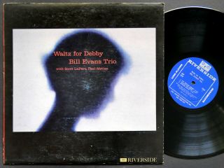Bill Evans Trio Waltz For Debby Lp Riverside Rlp 399 Dg Mono Scott Lafaro