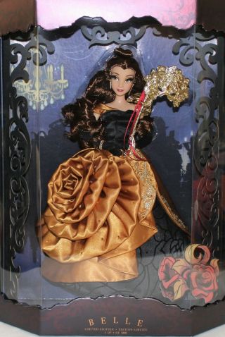 Disney Midnight Masquerade Belle Doll Designer Series Limited Edition 5800