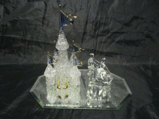 Walt Disney World Arribas Bros Princess Cinderella Castle Glass Figurine