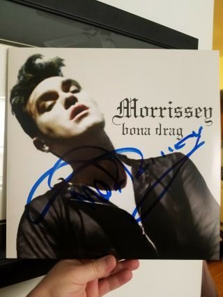 Morrissey Bona Drag SIGNED Salford Lads Club Pop - up RARE The Smiths 3