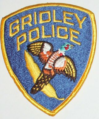 Defunct Gridley Police Butte County California Ca Pd Patch