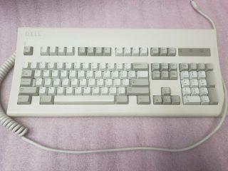 Vintage Dell Old Logo At101 Mechanical Clicky Salmon Alps Keyboard Gyi3pvat101
