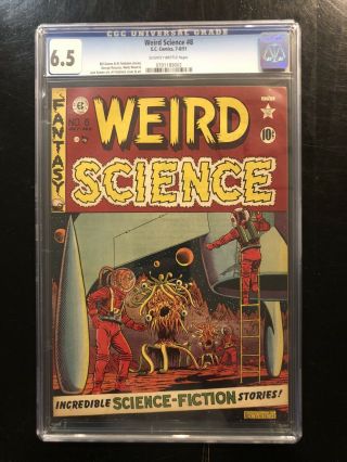 Weird Science 8 Ec Comics Cgc 6.  5 Feldstein Cover 1951