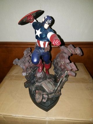 Bowen Designs Captain America Action Version 1/6 Marvel Avengers Statue