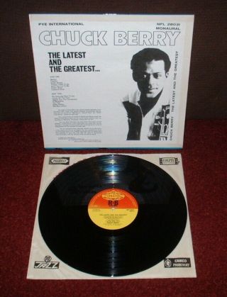 CHUCK BERRY Latest & Greatest LP 1964 PYE INTERNATIONAL MONO 1st A1/B1 2