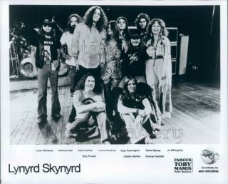 Press Photo Legendary Southern Rock Band Lynyrd Skynyrd Ronnie Van Zant