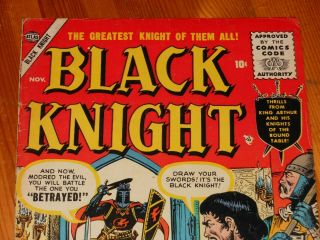 Black Knight 4 Atlas Comics 1955 3.  0 Gd/vg