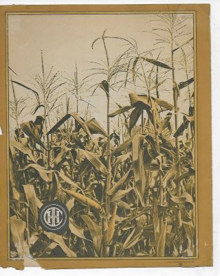 Rare 1930 ' s International Harvester McCormick Corn Machines Poster; Good Shape 2