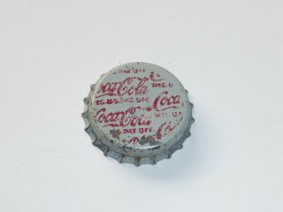 Vintage Coca Cola Wwii Cork Cap Crown Tappi Chapa Kronkorken Caps Version 2 Rare