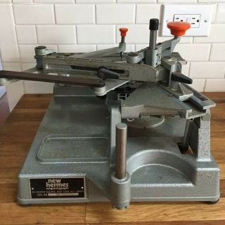 Vtg Hermes Engravograph Engraving Machine No Motor
