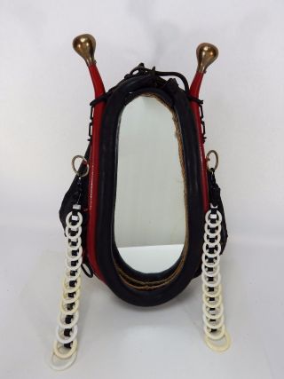 Vintage Horse Collar Mirror With Hames