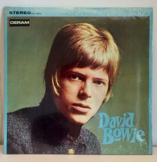 Very Rare David Bowie Self - Titled 1st Press Us 1967 Stereo Lp Des 18003