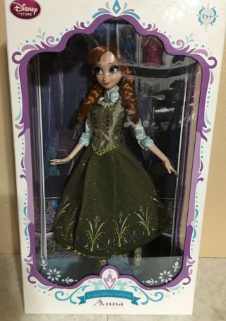 Disney Store Frozen Regal Anna Limited Edition Doll 1 Of 5000