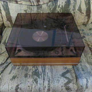 Vintage Dual Turntable - Model 1229 - Great Cond - Shure Cartridge - Has Plastic Cover