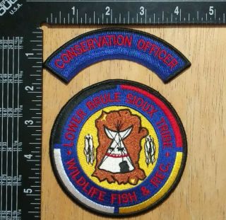 Lower Brule Sioux Tribe Wildlife Fish & Rec.  Patches South Dakota