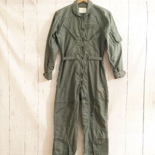 Vintage Flight Suit Army Cwu 27 P Sage Green Flyers Coveralls 4o R Jumpsuit