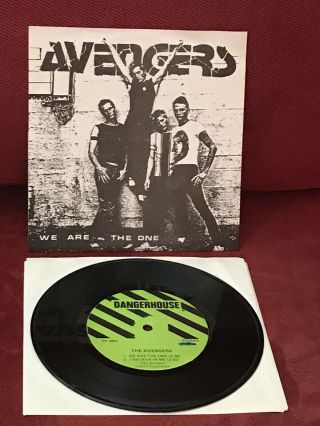 Avengers,  " We Are The One " 1977 Punk 45 Dangerhouse.  Sfd 400