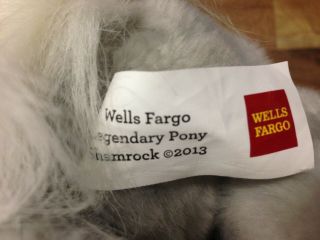 Shamrock Wells Fargo Plush Legendary Pony Horse 2013 Collectible w/Tags 2