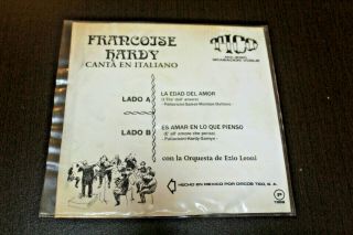 FRANCOISE HARDY La Edad Del Amor SUNG IN ITALIAN 1968 MEXICO 7 