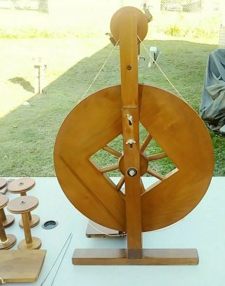 Ashford Vintage Spinning Wheel And Tools