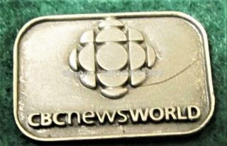 Cbc News World Media Lapel Pin