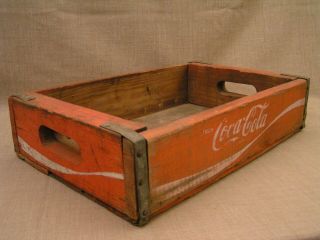Old Vintage Coca Cola Bottle Chattanooga Tn.  Wooden Case Crate Carrier Box