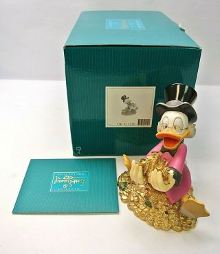 Disney Wdcc Scrooge Mcduck " Money Money Money " Figurine 11k411520