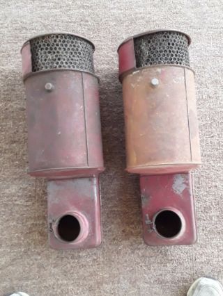 Vintage 1950s Hudson Twin H Air Cleaners