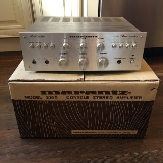 Marantz 1060 Vintage Stereo Integrated Amplifier With Outer Box